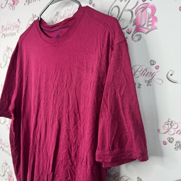 Tommy Bahama tshirt tee comfy red wine π· Maroon Short Sleeve Tee - Picture 2 of 7